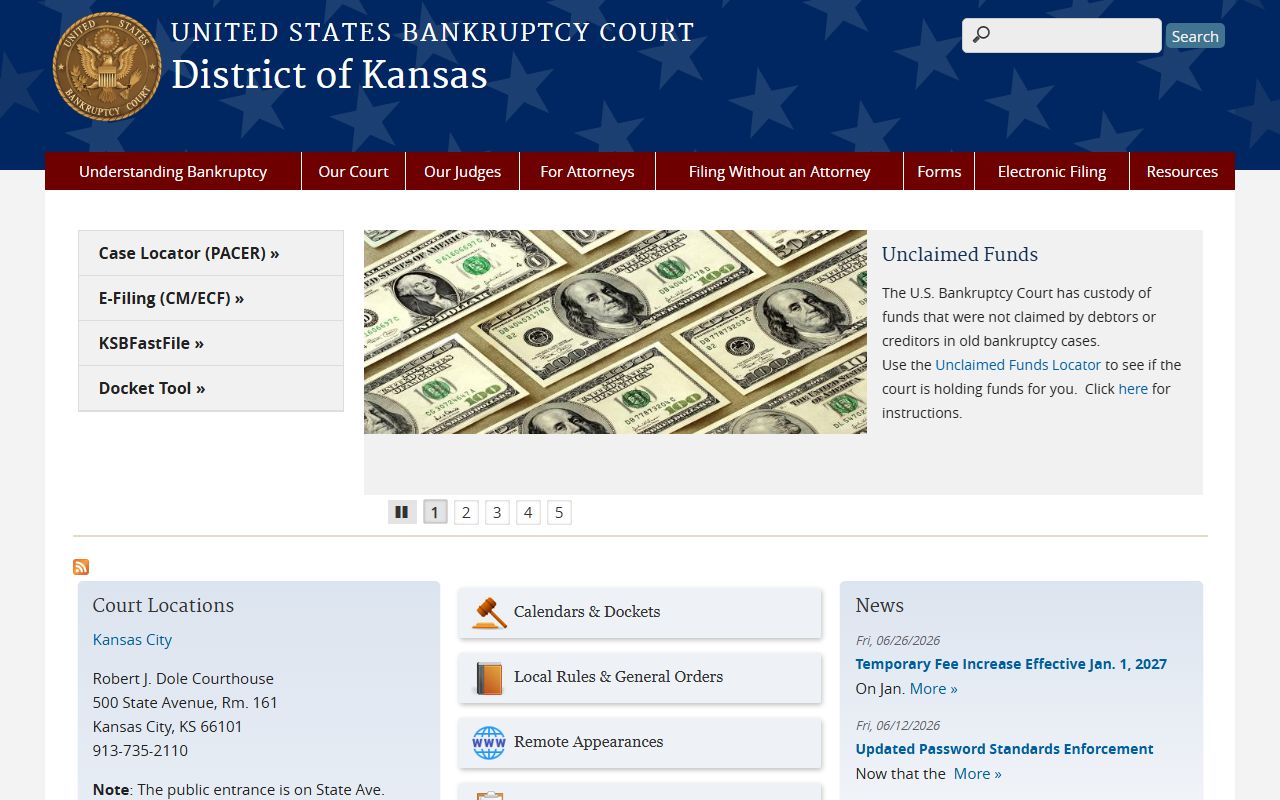Ness County probate records U.S. Bankruptcy Court for the District of Kansas